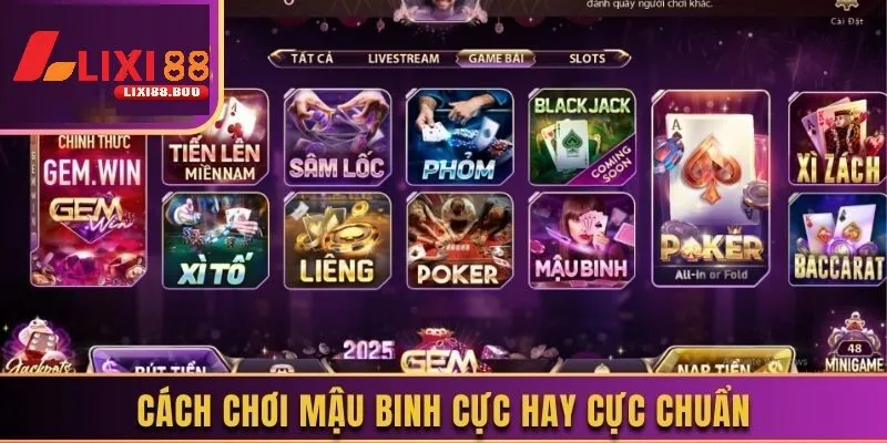 Chơi bài mậu binh – Nghệ thuật đỉnh cao của các cao thủ  - id Hướng dẫn Chơi bài mậu binh từ cơ bản đến nâng cao tại Lixi88